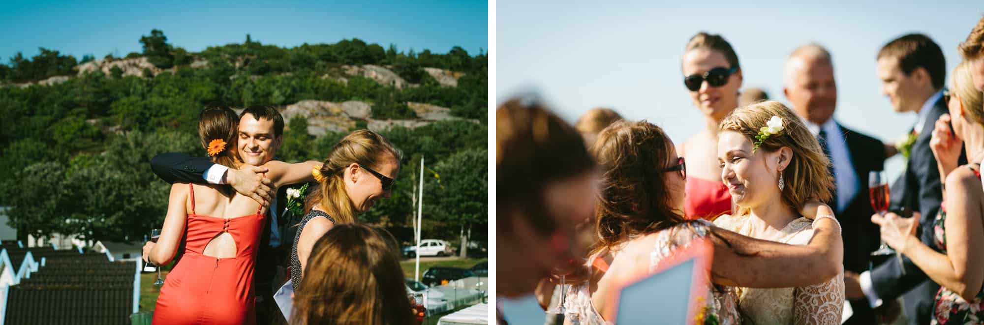 Wedding, Hovås kallbadhus, sun, ocean, Göteborg, water